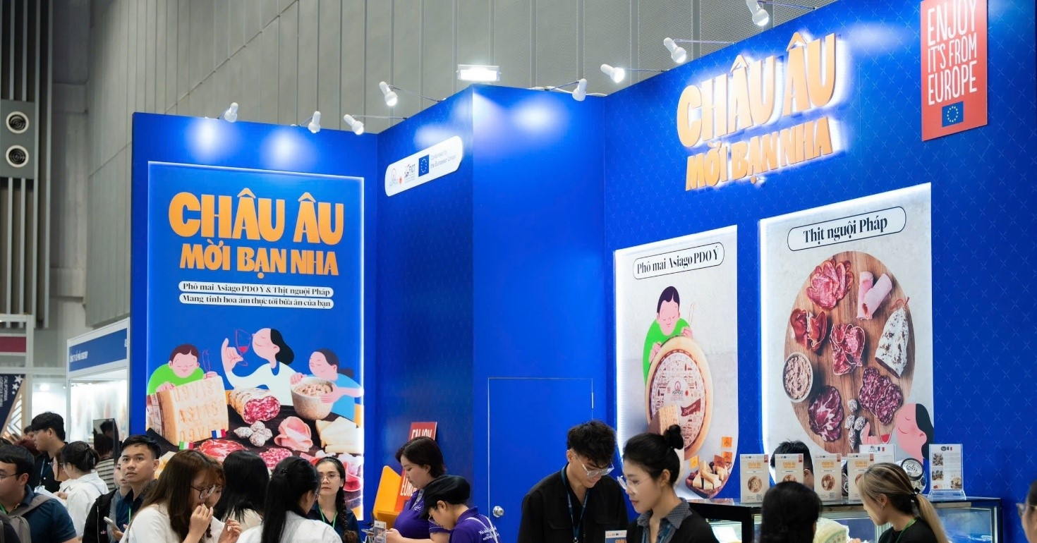 Triển lãm FHV 2026: Phô mai Asiago PDO, thịt nguội châu Âu hút khách Việt Nam