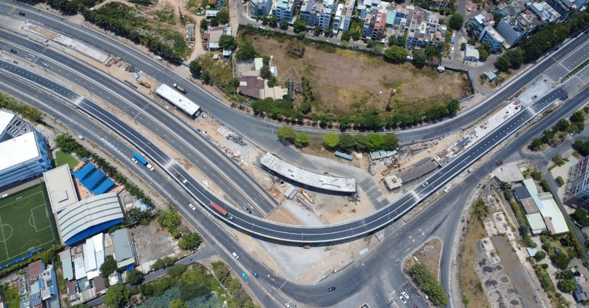 Nút giao An Phú thông xe nhánh cầu thứ 2, khơi thông đường vào cảng Cát Lái