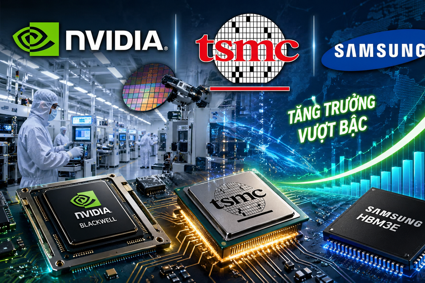 Từ dầu mỏ đến chip: Miễn nhiễm biến động, dòng tiền toàn cầu dịch chuyển