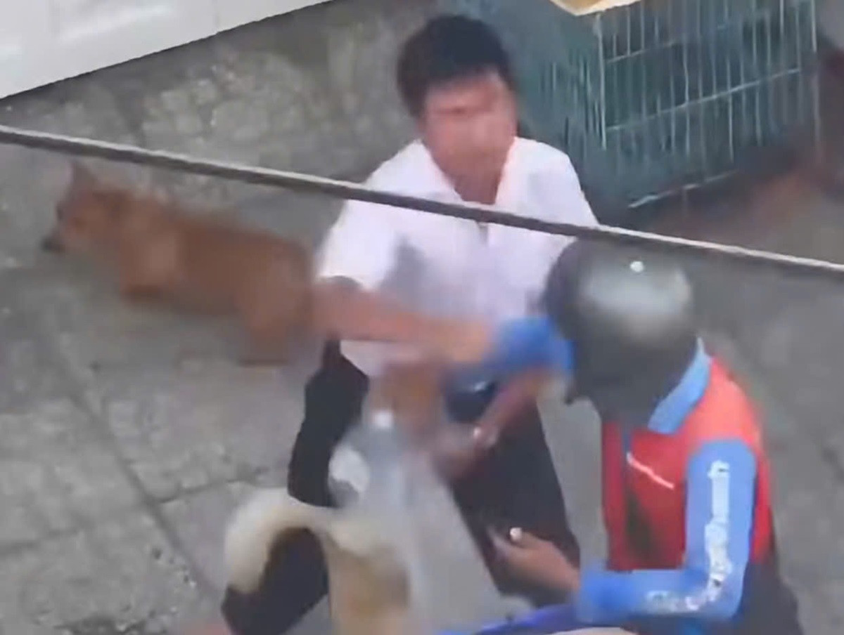 Xác minh clip người đàn ông đánh nam shipper vì chuyện 'cạo lông chó' ở TPHCM.jpg