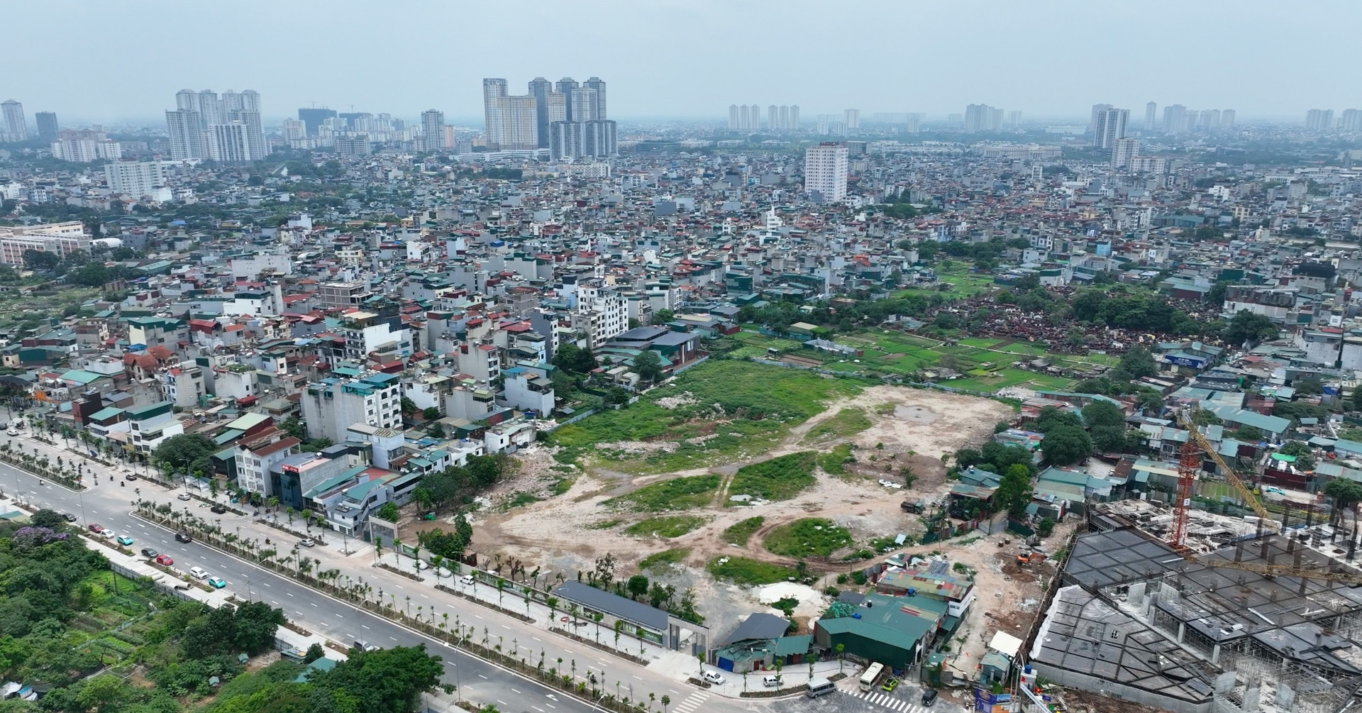 Cận cảnh khu đất dự kiến xây nhà tang lễ có 2 tháp tưởng niệm cao 13 tầng ở Hà Nội