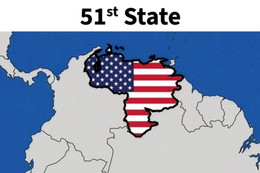 Ông Trump đăng bản đồ đánh dấu Venezuela là bang thứ 51 của Mỹ