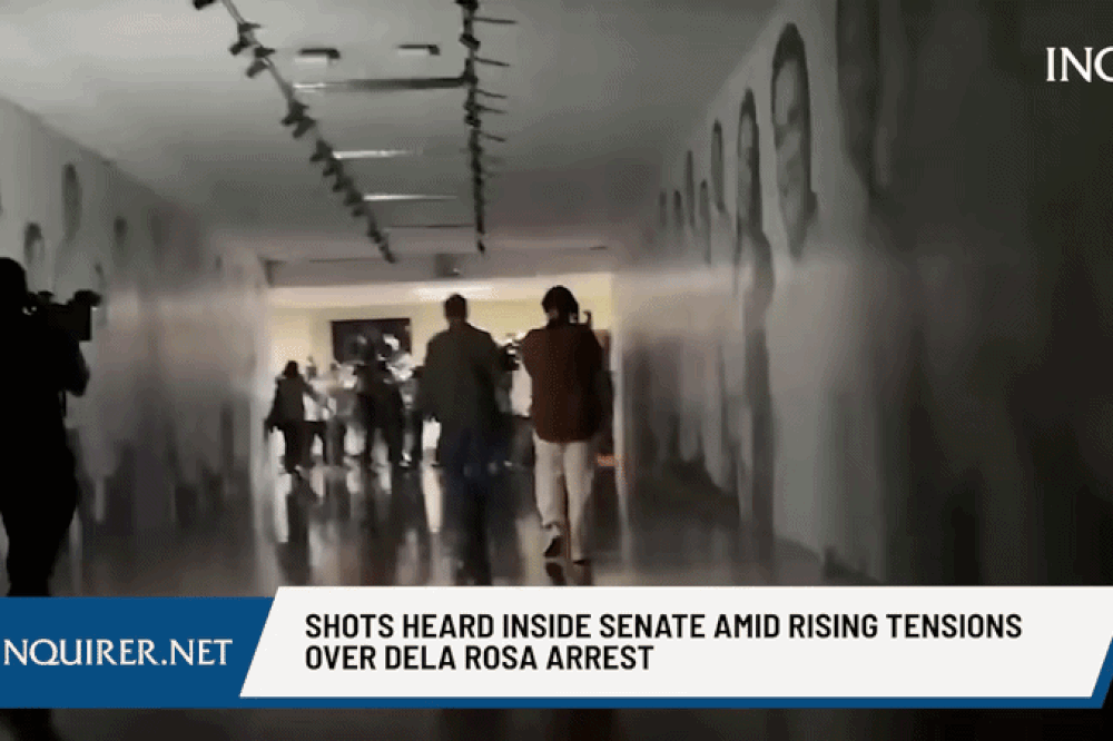 ShotsheardinsideSenateamidrisingtensionsoverDelaRosaarrest YouTubeonline video cutter.com ezgif.com resize.gif