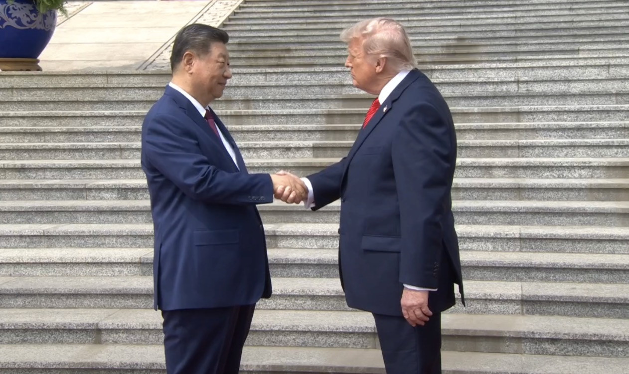 Tập Cận Bình Donald Trump. CGTN