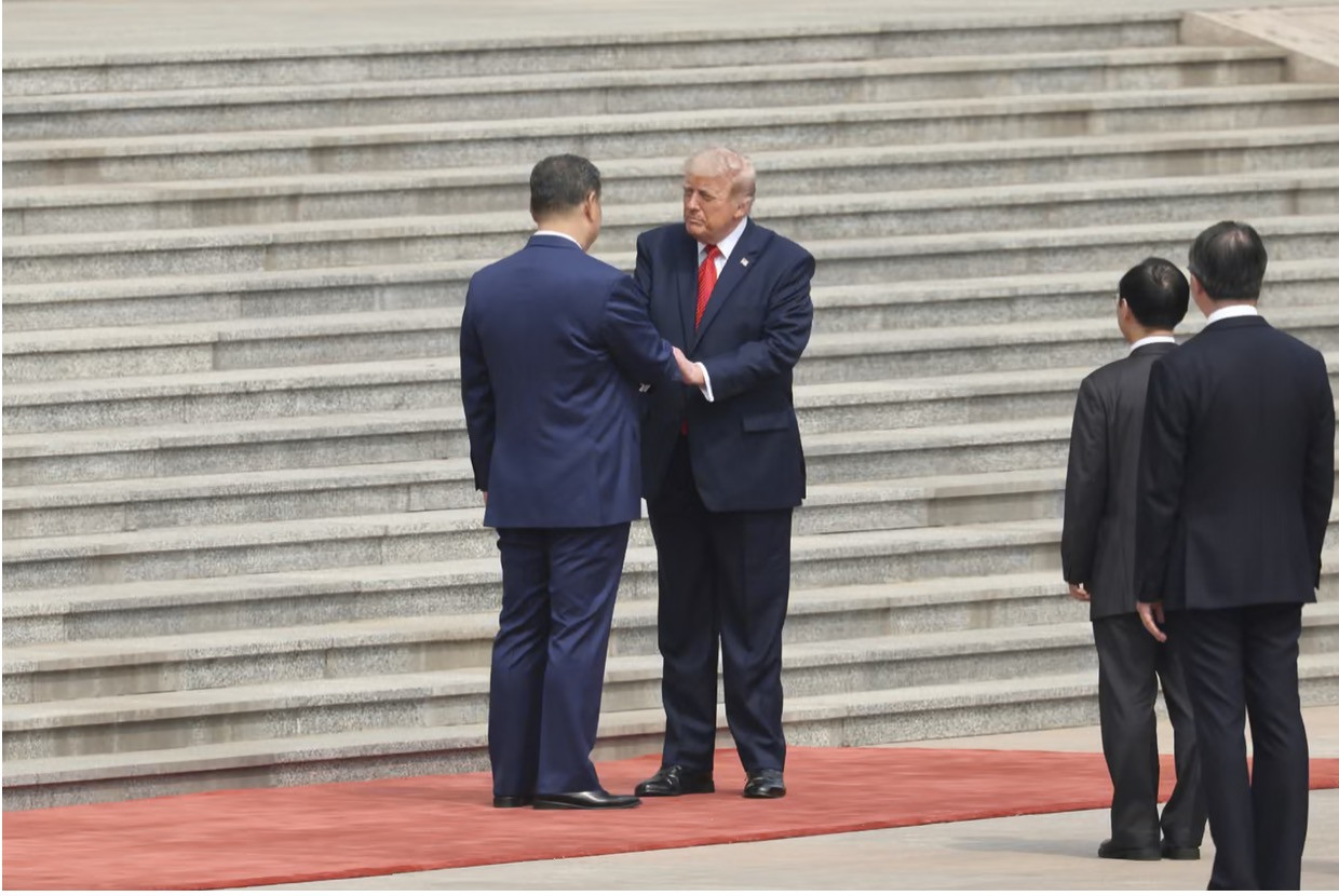 Trump Tập. Ảnh: EPA