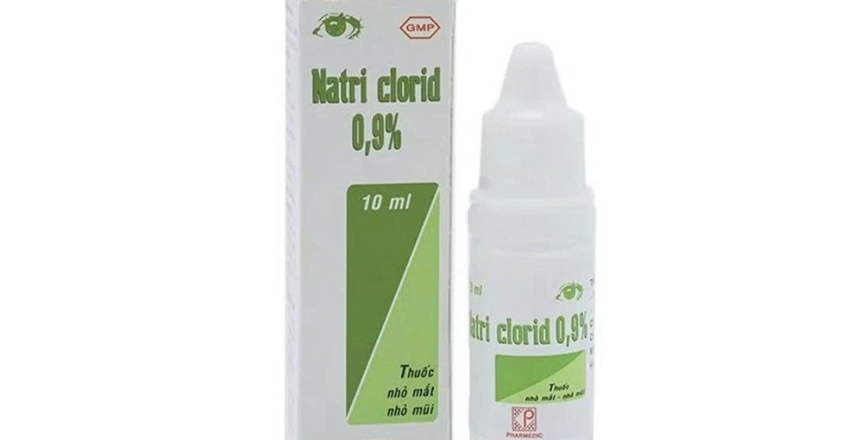 Thu hồi khẩn lô thuốc nhỏ mắt Natri clorid 0,9% của Pharmedic
