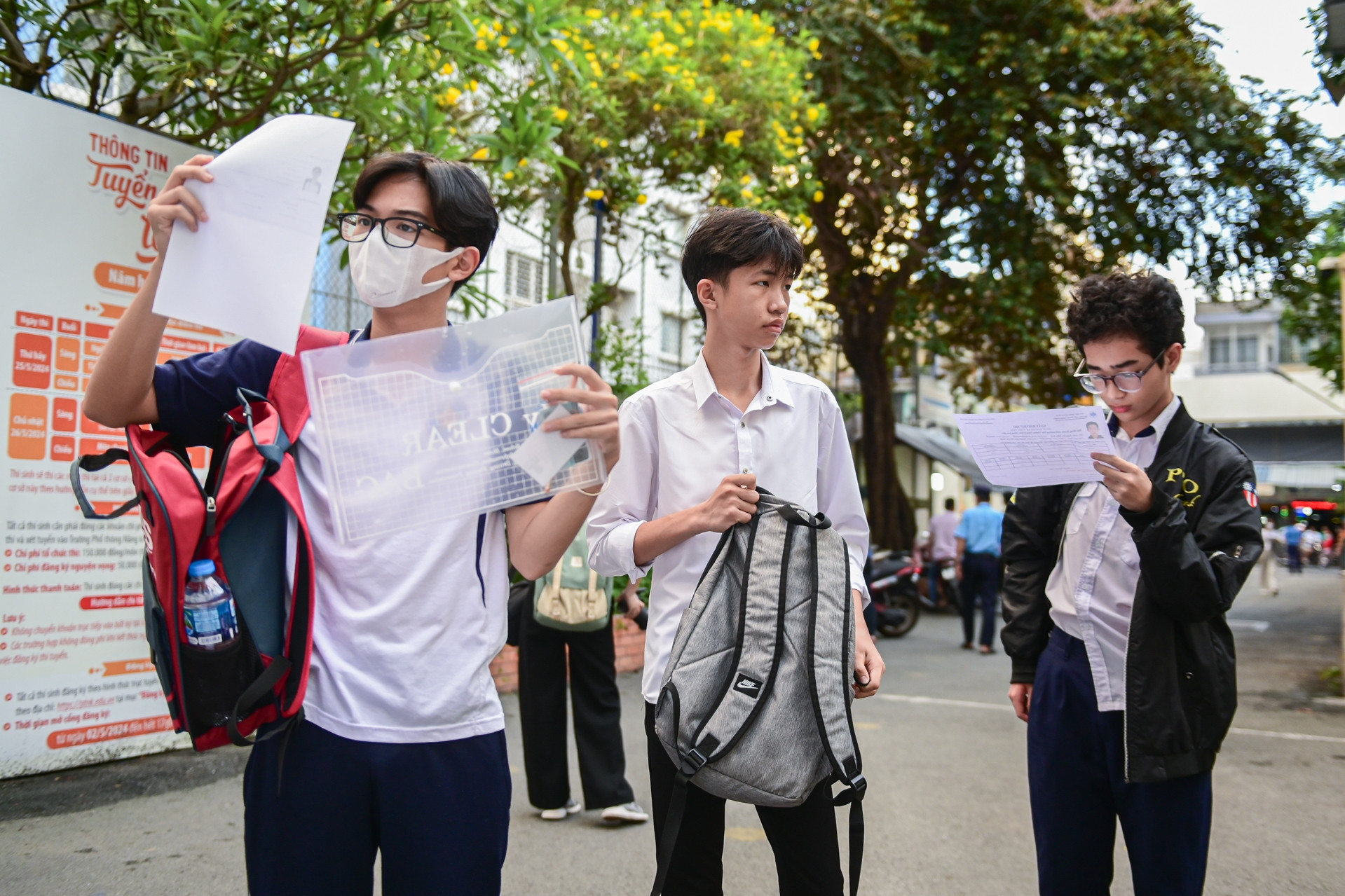 TPHCM thay đổi quy trình vận chuyển đề thi, bài thi lớp 10 và tốt nghiệp THPT