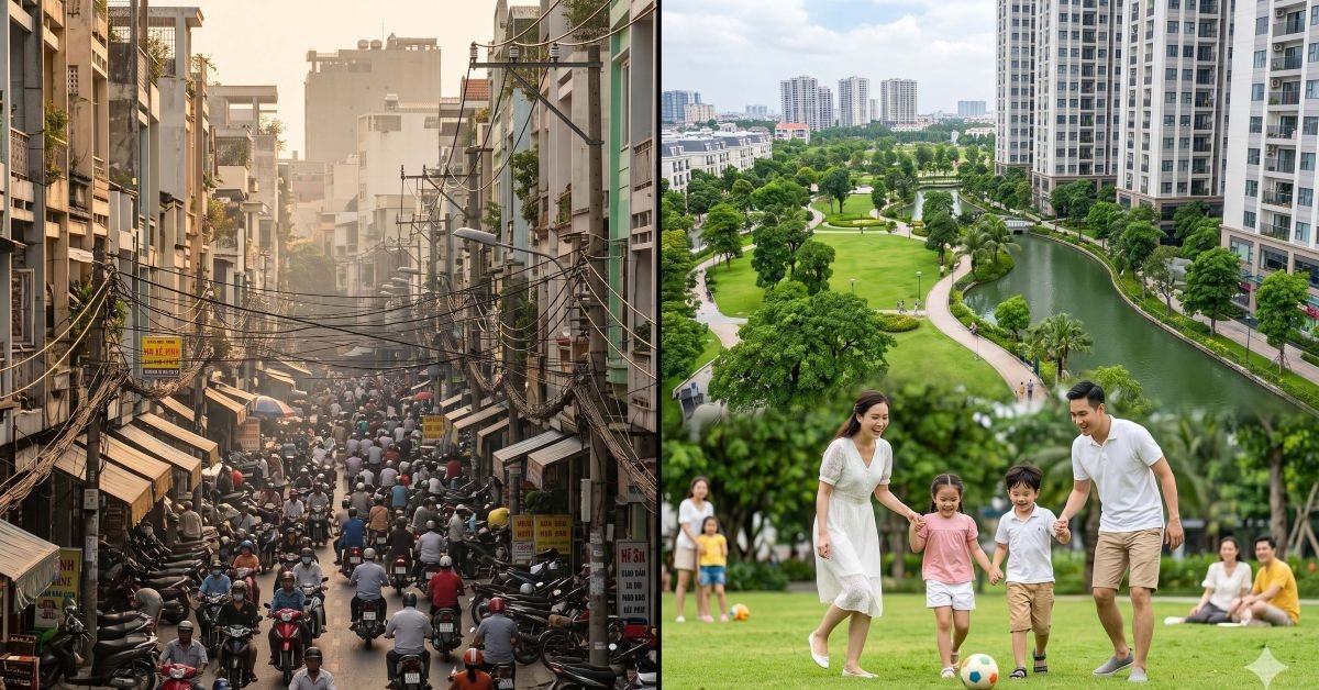 Rời nội đô TP.HCM: Chọn công viên sinh thái hay nghỉ dưỡng đô thị biển?