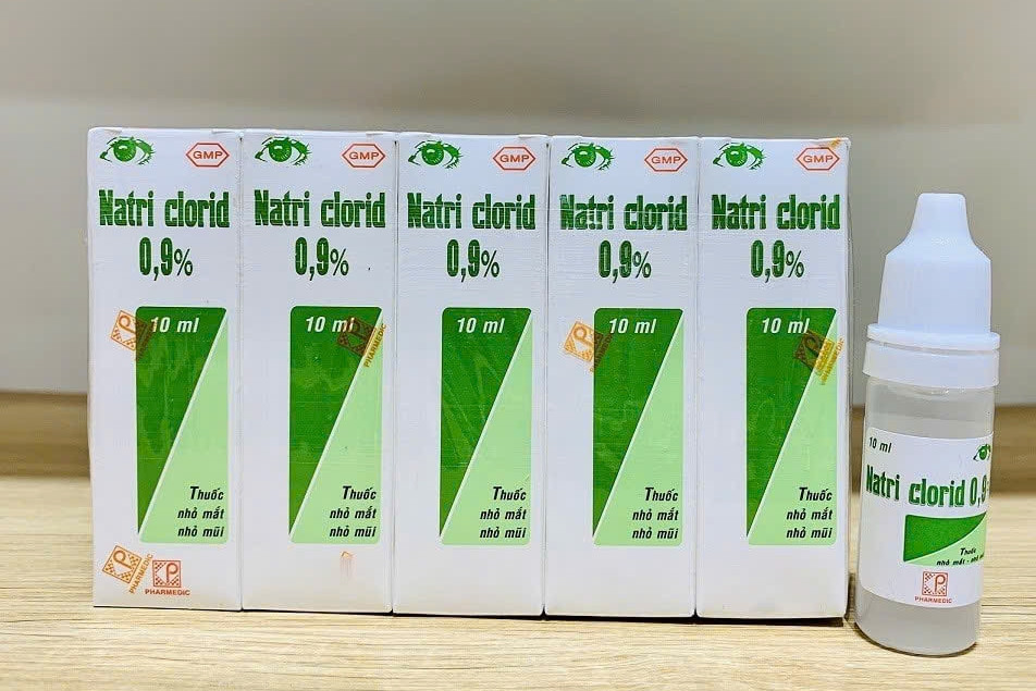 TPHCM phát thông báo khẩn về lô thuốc nhỏ mắt Natri clorid 0,9% bị thu hồi