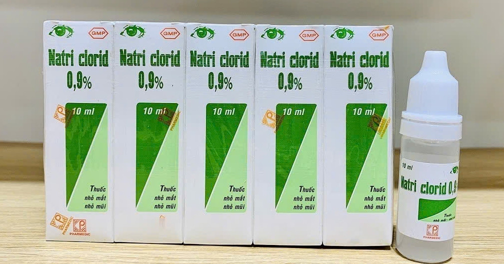 TPHCM phát thông báo khẩn về lô thuốc nhỏ mắt Natri clorid 0,9% bị thu hồi