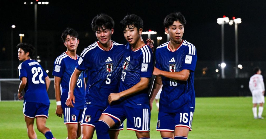 U17 Nhật Bản thắng to vào bán kết U17 châu Á