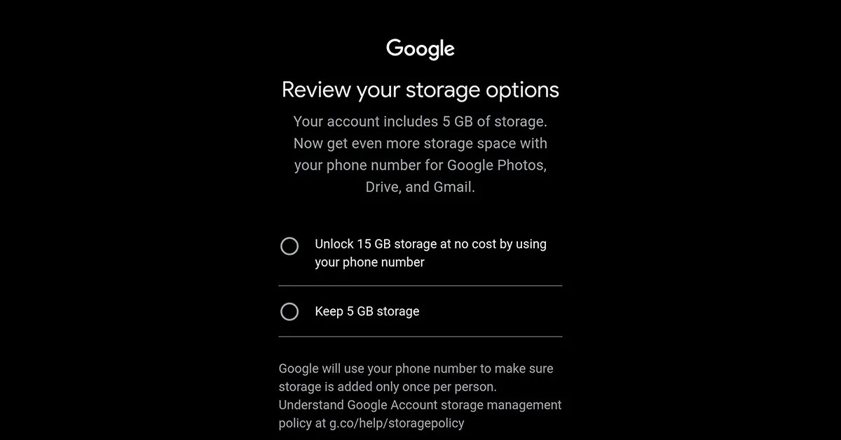 Google thử nghiệm giảm dung lượng Gmail miễn phí xuống 5GB