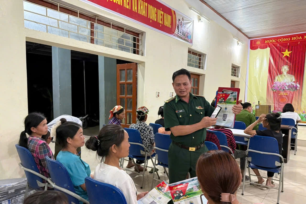 Trung Lý ứng dụng công nghệ số trong tuyên truyền pháp luật