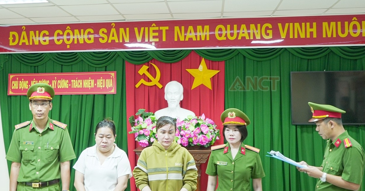 Công an Cần Thơ bắt giam hai nữ giám đốc lừa đảo, chiếm đoạt hơn 5,6 tỷ đồng