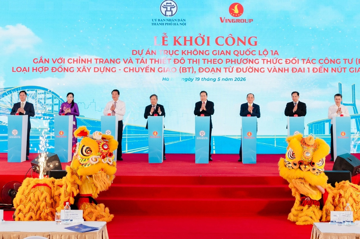 Hà Nội khởi công trục không gian Quốc lộ 1A gần 162.000 tỷ đồng