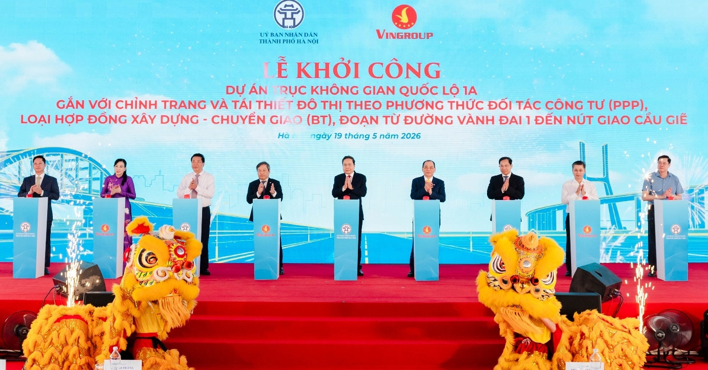 Hà Nội khởi công trục không gian Quốc lộ 1A gần 162.000 tỷ đồng