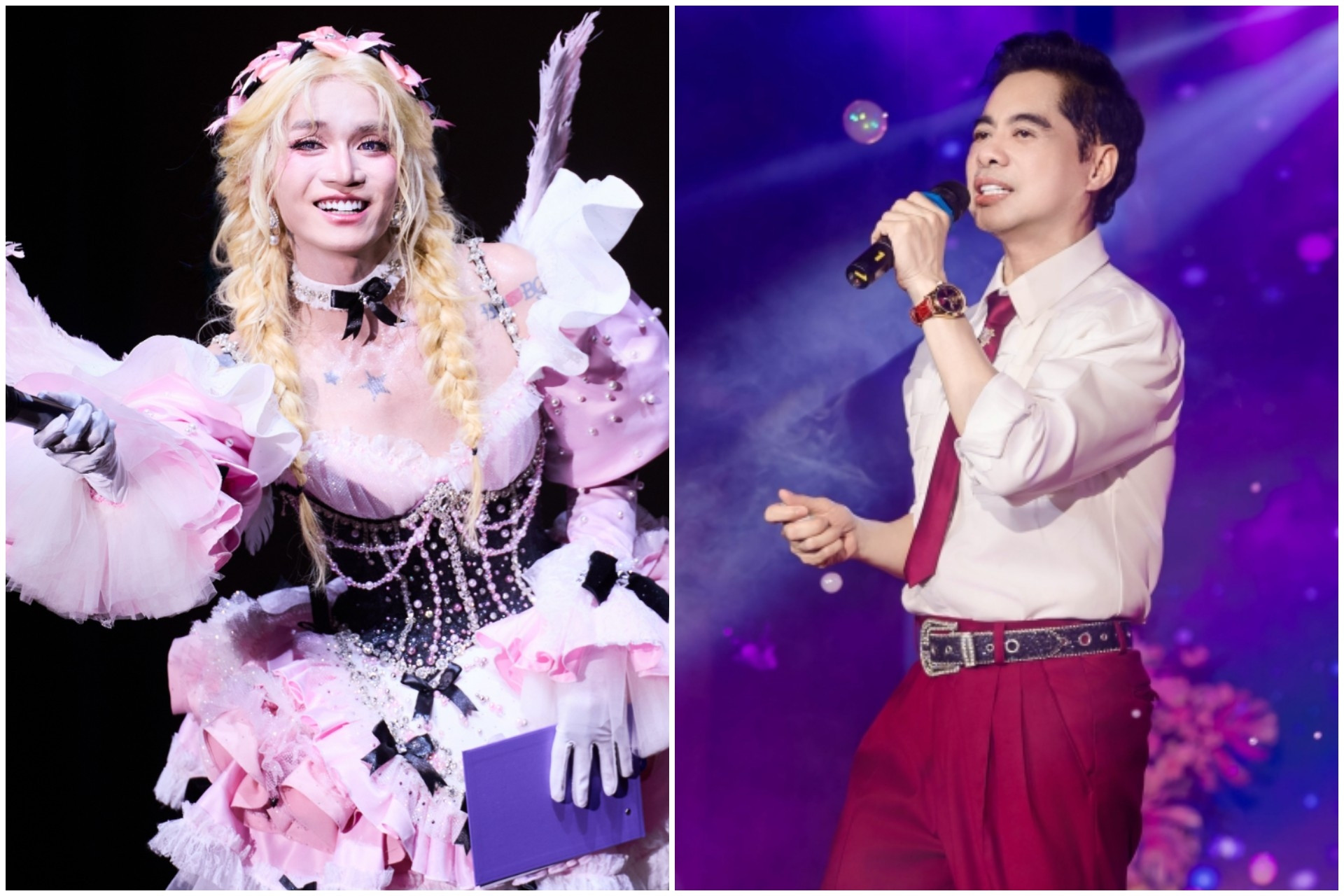 Nhóm nhạc năng nổ nhất 'Anh trai chông gai', Ngọc Sơn mừng tuổi Phương Thanh