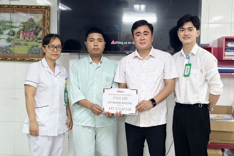 Bạn đọc giúp đỡ gia đình vùng cao có 2 con gặp nạn hơn 157 triệu đồng