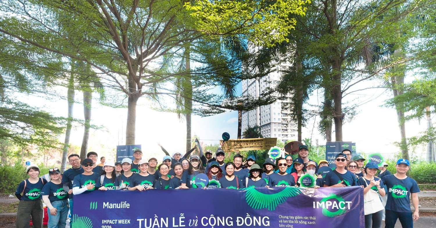 Manulife Việt Nam nhận giải thưởng quốc tế về hoạt động cộng đồng
