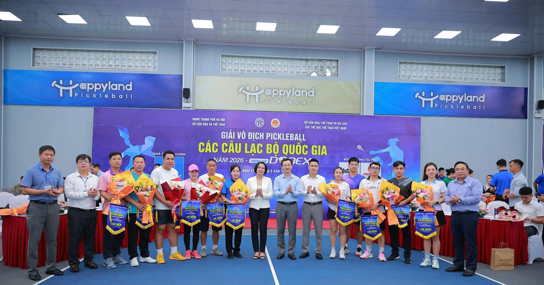 Dàn sao dự giải Pickleball các CLB quốc gia 2026