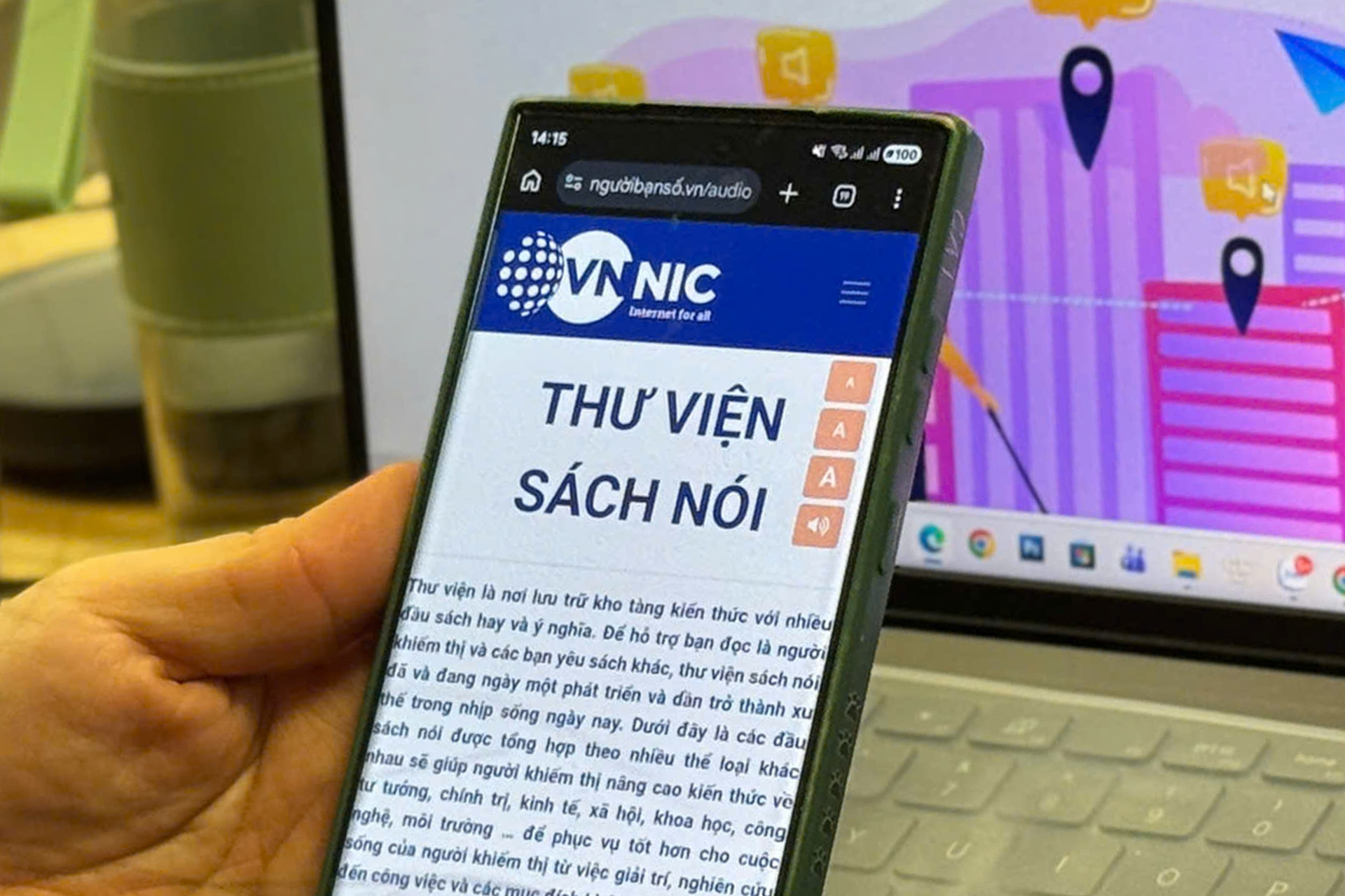 Nâng cao năng lực số- rộng “cửa” tiếp cận thông tin cho người khuyết tật