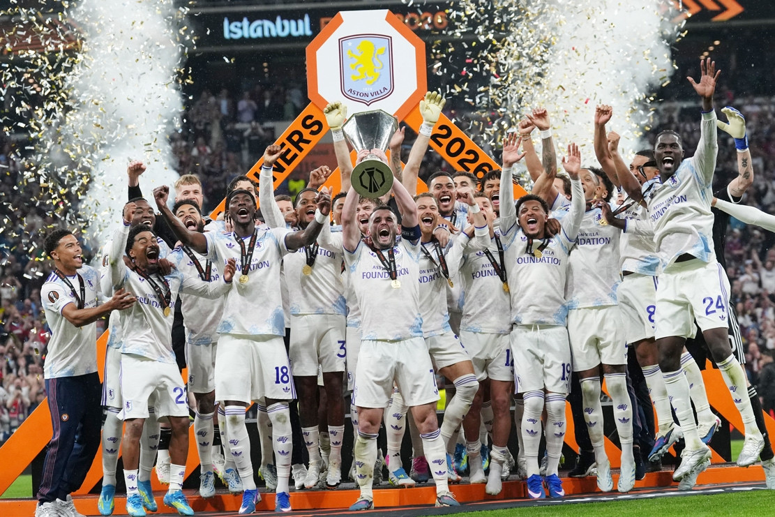  Thắng tưng bừng, Aston Villa vô địch Europa League 