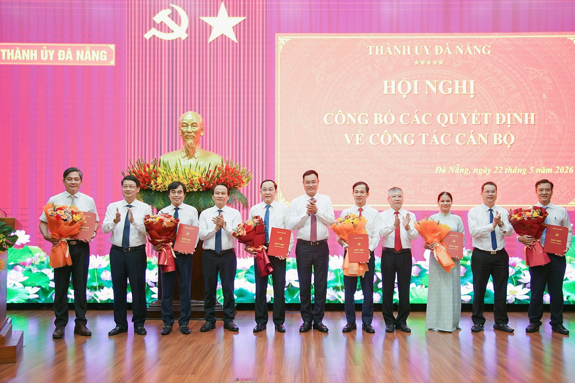 Đà Nẵng công bố các quyết định về điều động, bổ nhiệm cán bộ