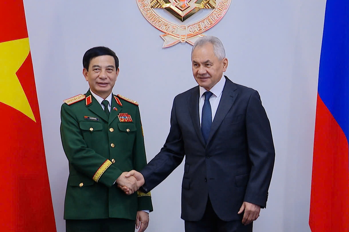Đại tướng Phan Văn Giang gặp Thư ký Hội đồng An ninh Liên bang Nga