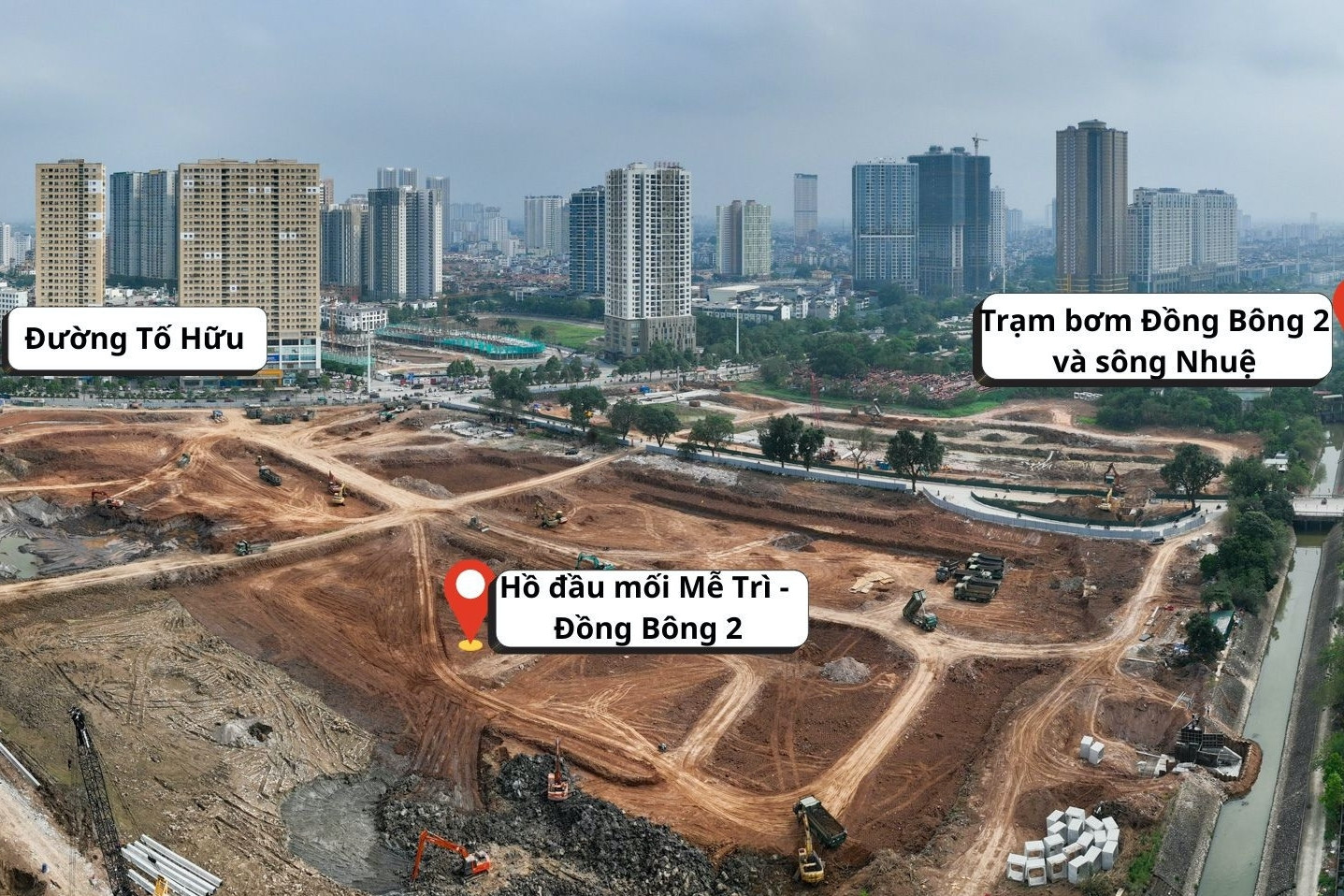 Thu hồi hơn 207ha đất tại Đại Mỗ để làm đường, khu đô thị và nhà ở xã hội