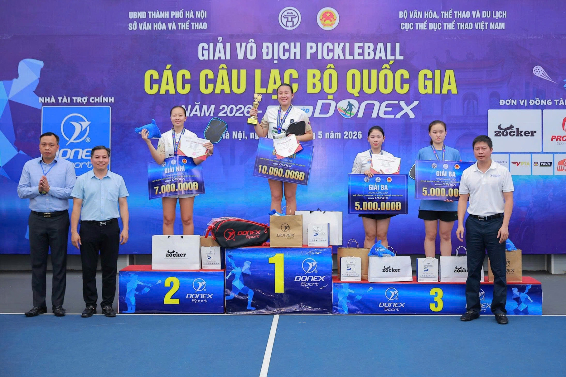 Bất ngờ lớn tại giải Pickleball các CLB quốc gia 2026