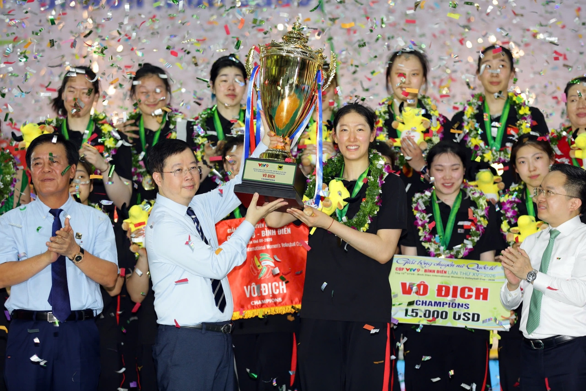 CLB Giang Tô vô địch giải bóng chuyền VTV9 – Bình Điền 2026