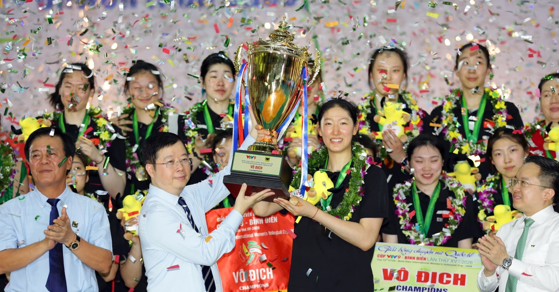 CLB Giang Tô vô địch giải bóng chuyền VTV9 – Bình Điền 2026