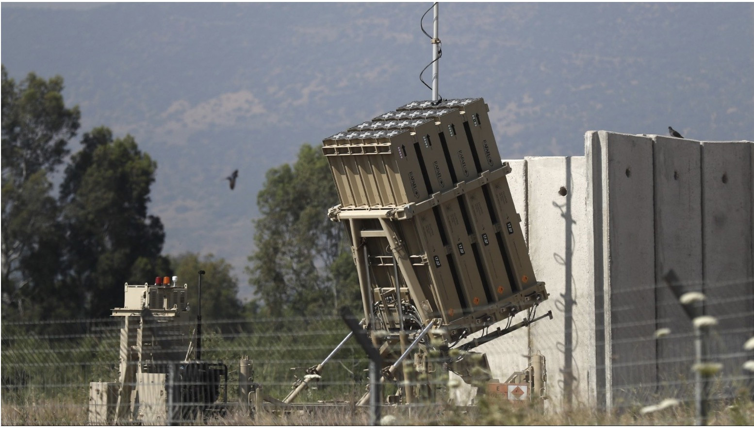 Hệ thống Vòm Sắt của Israel. Ảnh: EPA