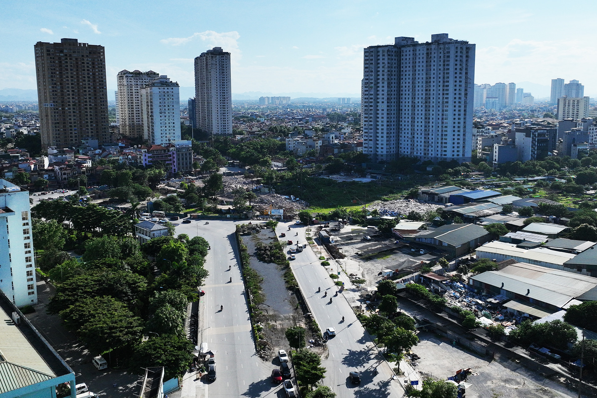 Hình ảnh nút giao 786 tỷ đồng ở Hà Nội sau gần một thập kỷ dang dở