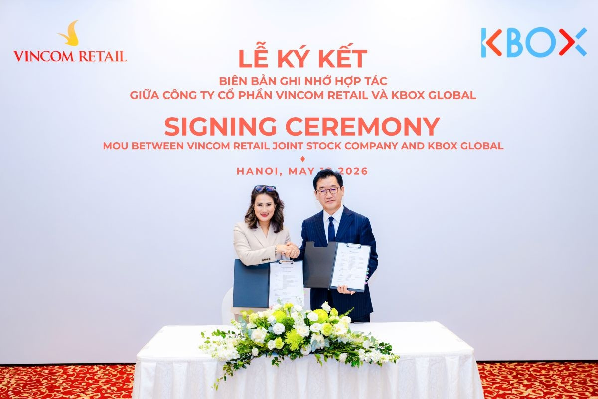 Vincom Retail ‘bắt tay’ K-Box Global phát triển tổ hợp giải trí Hàn