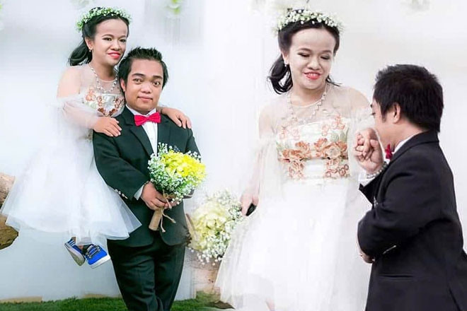 Yêu chàng trai 1m30, cô gái Gia Lai giấu gia đình làm đám cưới