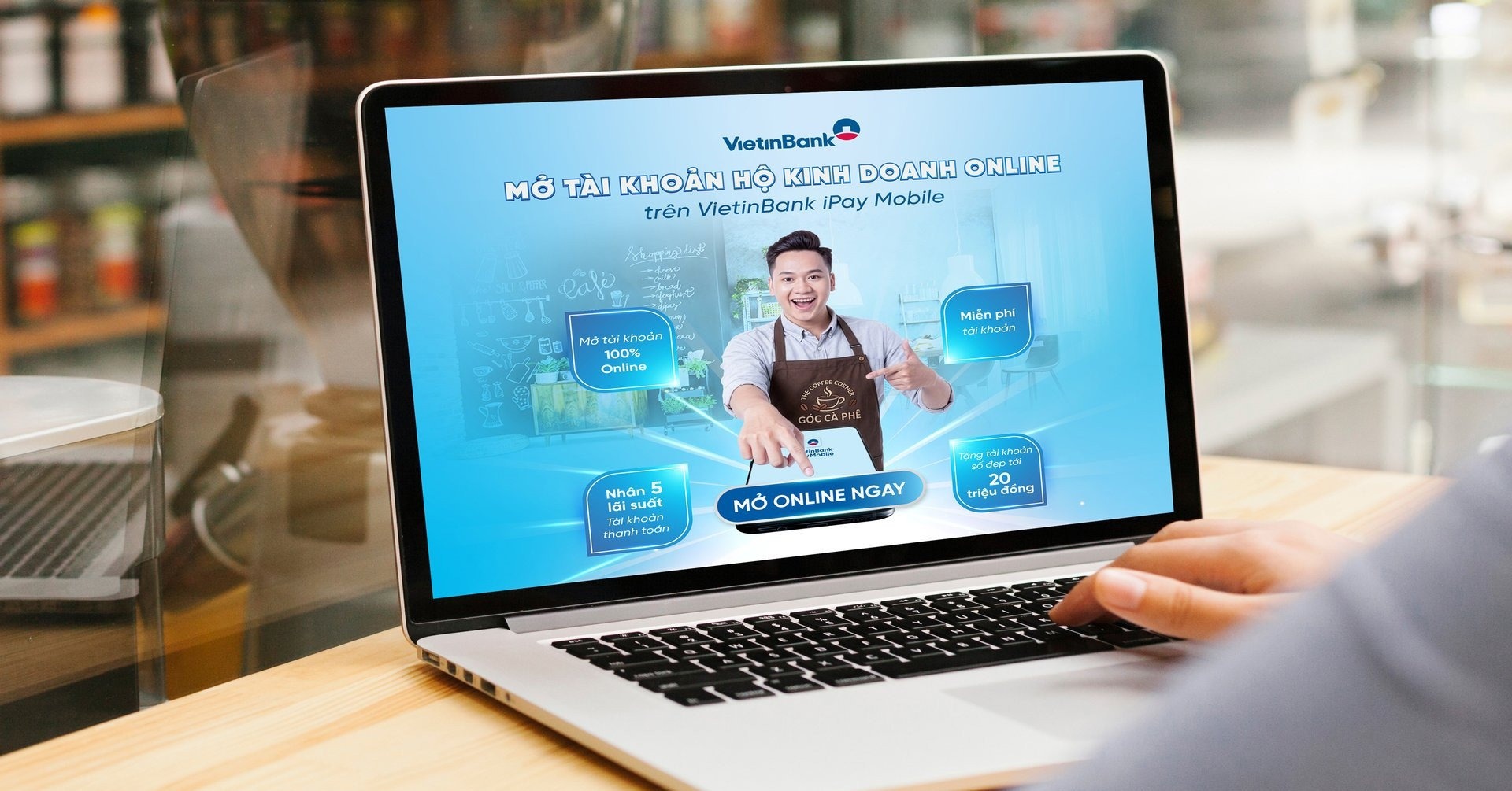 Mở tài khoản Hộ kinh doanh online trên VietinBank iPay Mobile