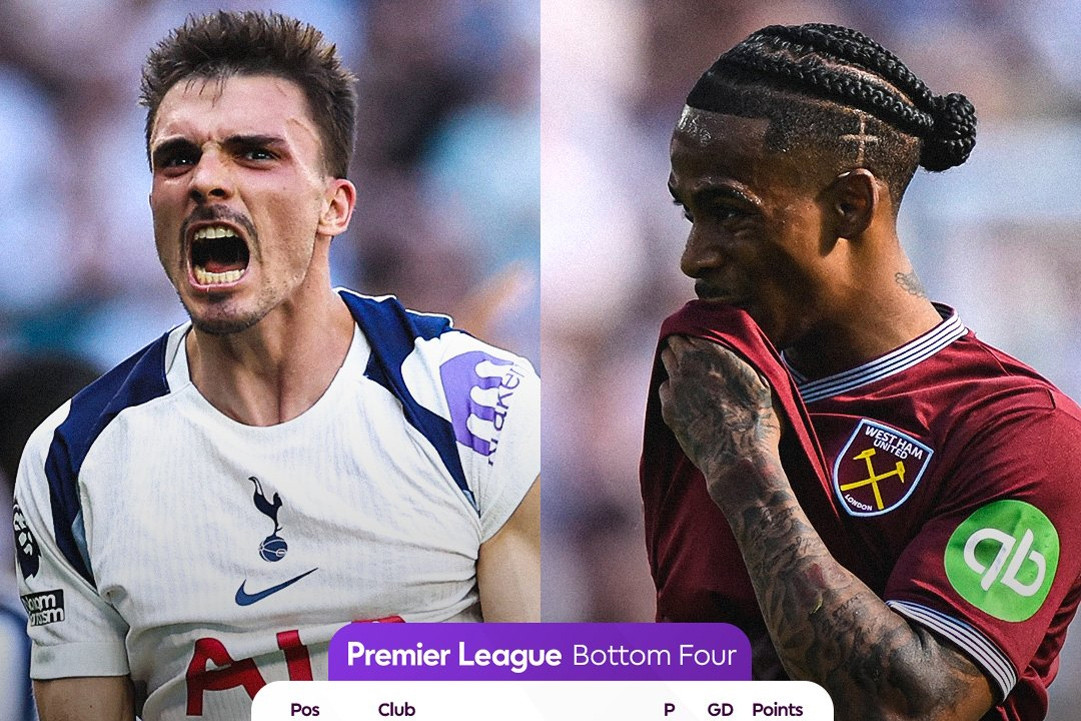 Tottenham thoát hiểm ngoạn mục, đẩy West Ham xuống hạng