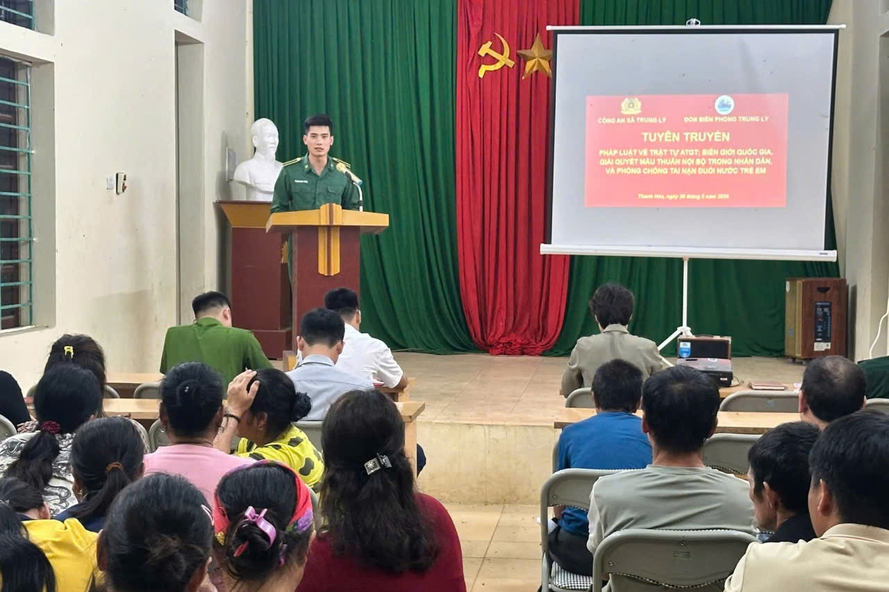 Trung Lý: Tuyên truyền pháp luật, giảm nghèo thông tin cho đồng bào vùng biên