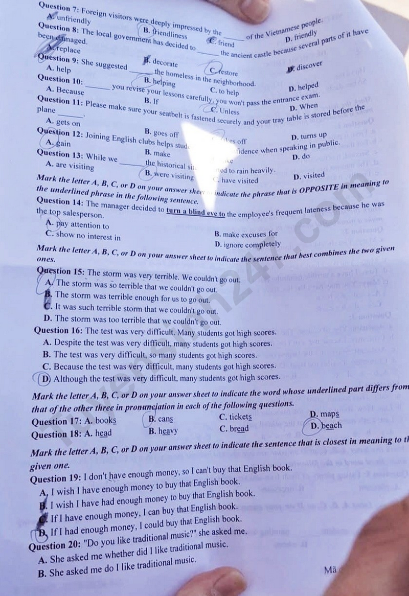 Đề thi môn Tiếng Anh   Nghệ An  2_result.png