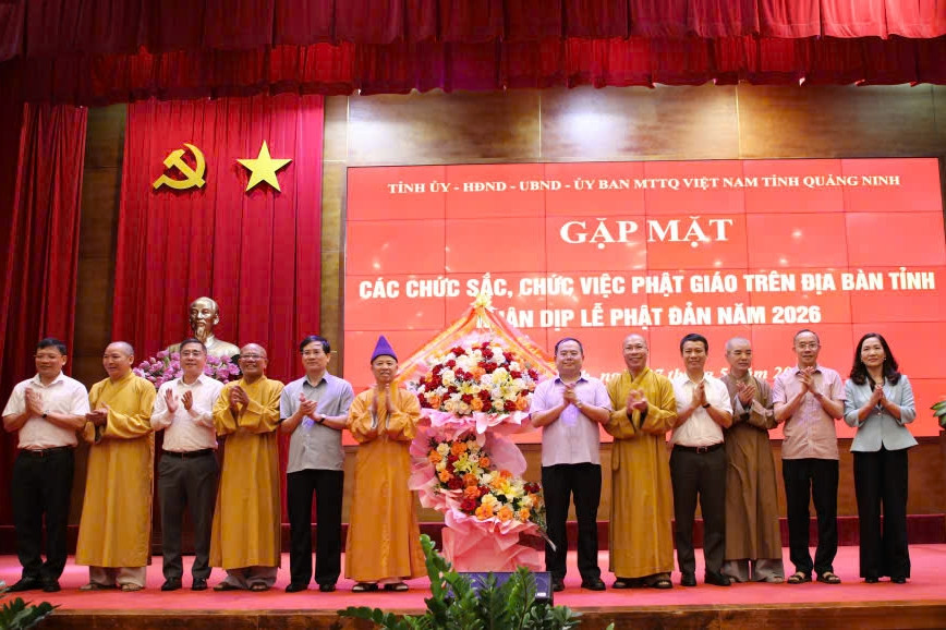 Quảng Ninh gặp mặt các chức sắc, chức việc Phật giáo toàn tỉnh