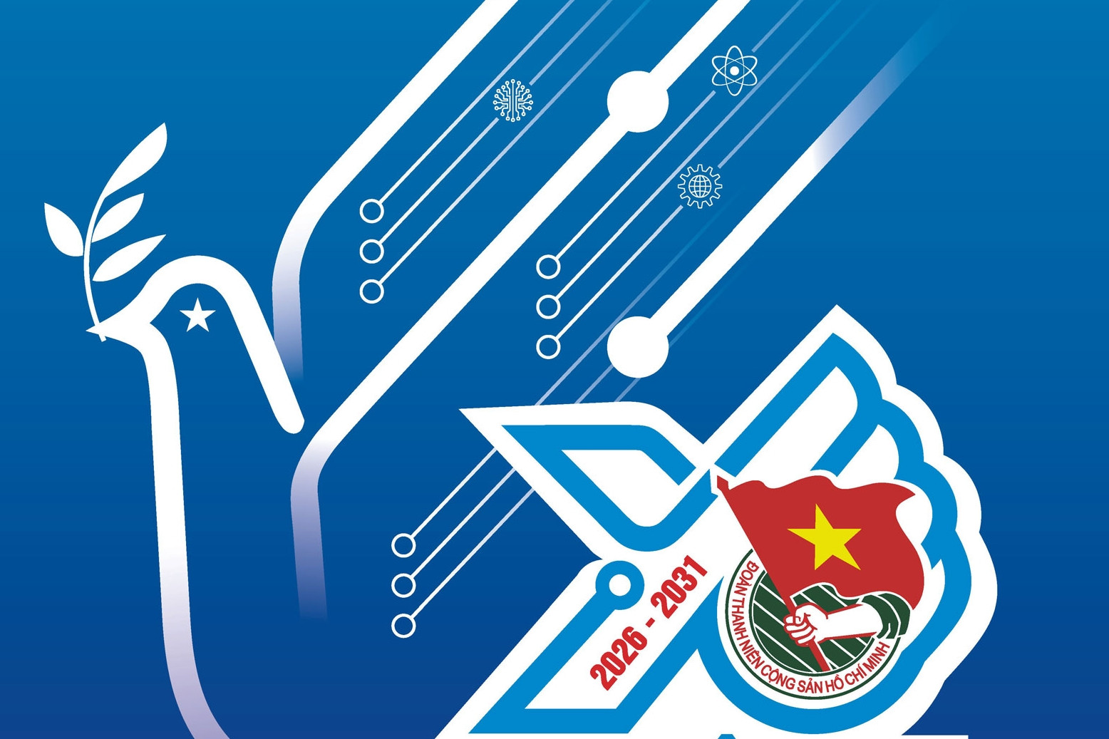 Họa sĩ thổi tinh thần làm chủ tương lai vào tranh cổ động Đại hội Đoàn
