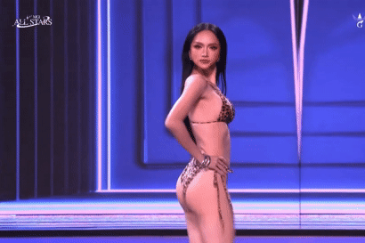 Hương Giang 'bốc lửa' diễn bikini tại bán kết 2 MGI All Stars, đạt 8,93 điểm