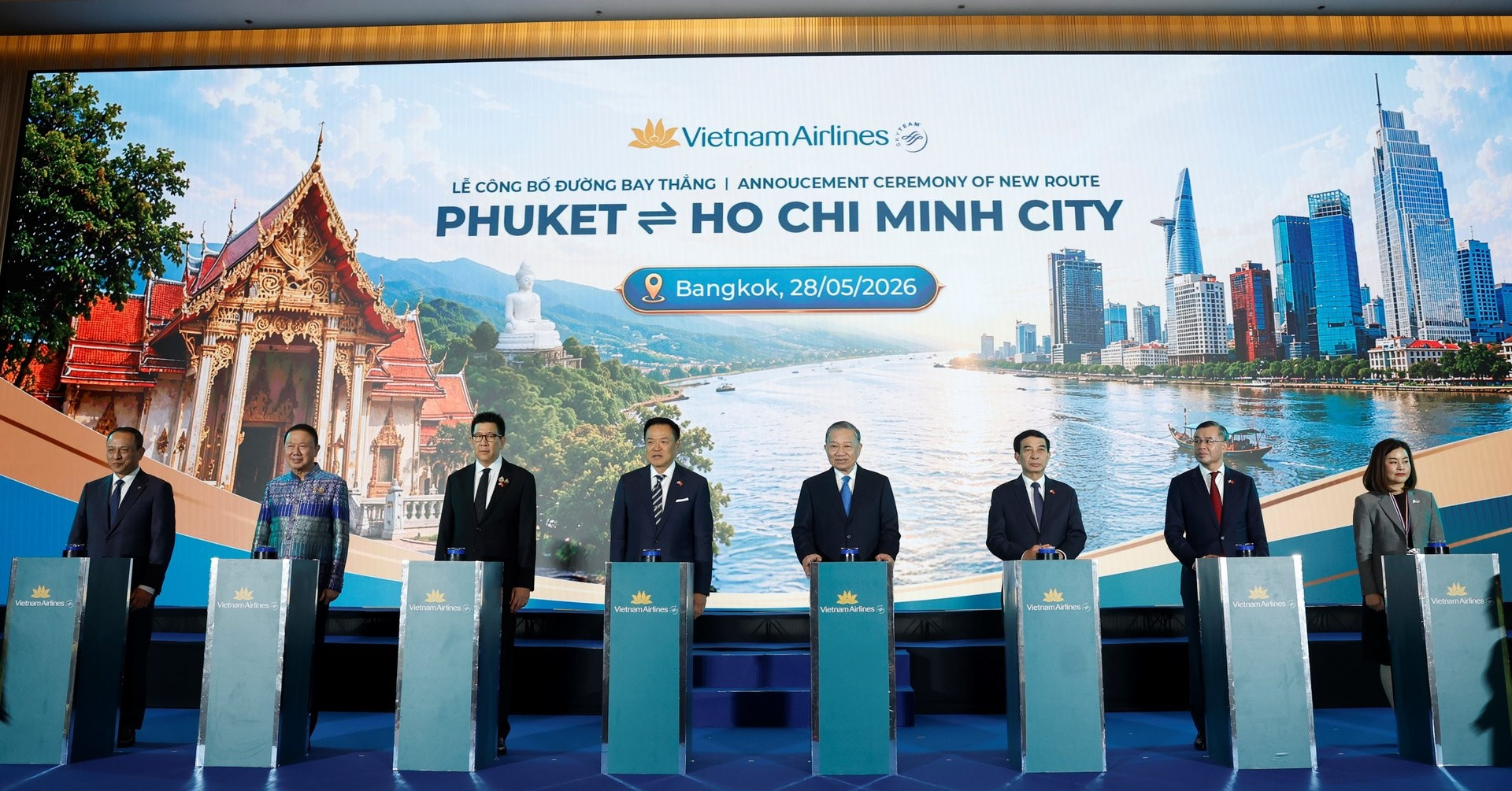 Vietnam Airlines công bố đường bay thẳng TP.HCM - Phuket