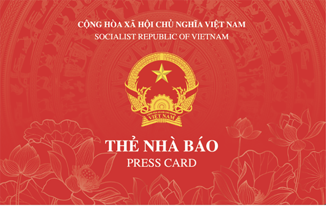 Bộ Văn hóa, Thể thao và Du lịch công bố mẫu thẻ nhà báo kỳ hạn 2026 - 2030