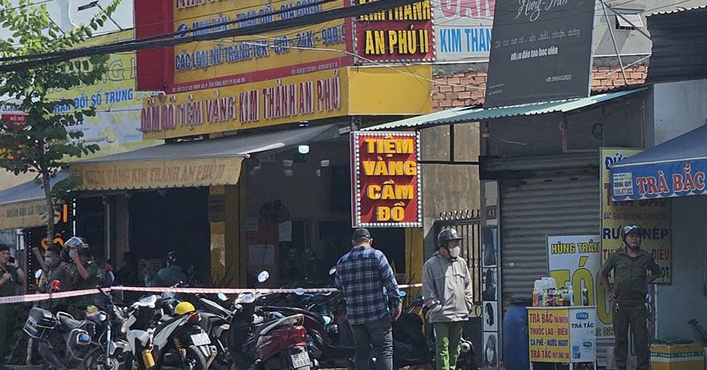 Công an TPHCM bắt 6 nghi phạm cướp tiệm vàng