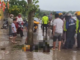 Mất lái ở khúc cua trên Quốc lộ 1, người đàn ông chạy xe phân khối lớn tử vong vnn.jpg