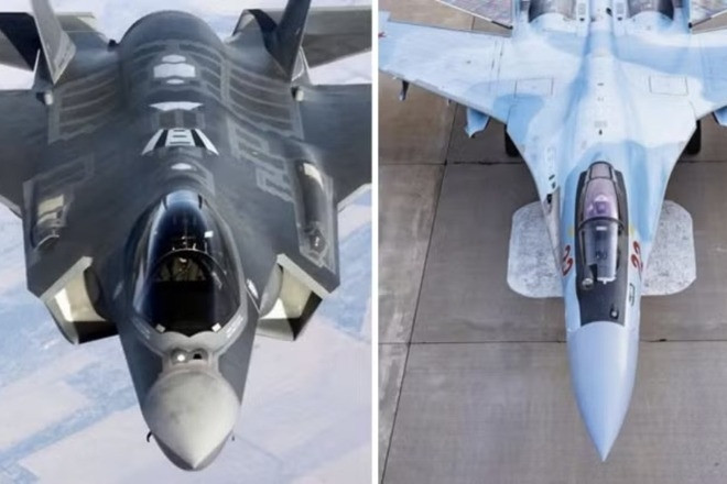 Tạp chí Mỹ nói về ưu thế của tiêm kích Su-35 Nga so với F-35