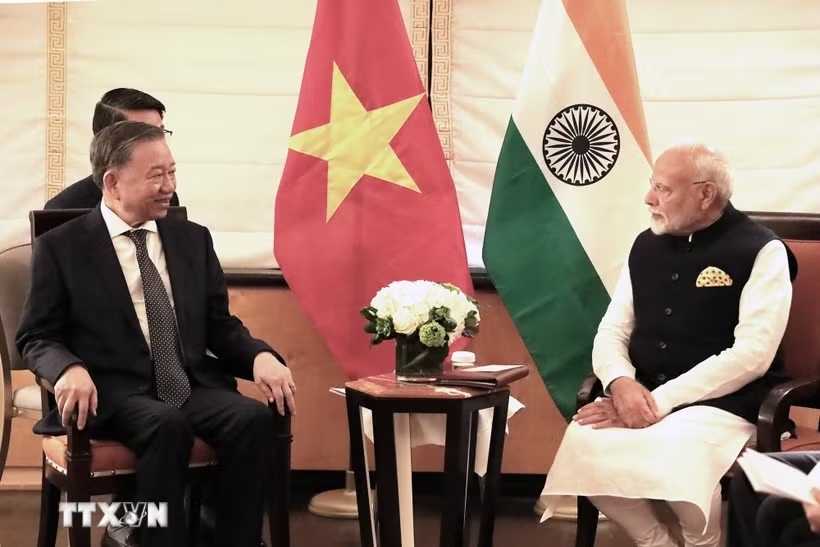 Quan hệ Đối tác Chiến lược Toàn diện Việt Nam - Ấn Độ có bước phát triển mạnh mẽ