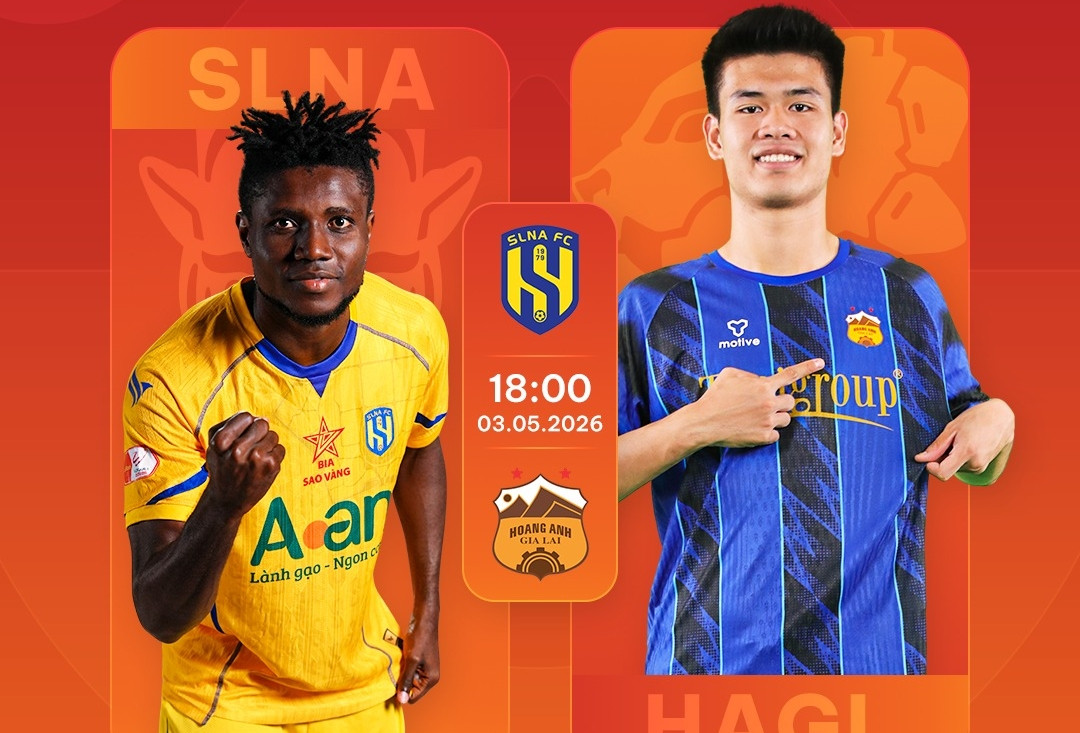 Trực tiếp bóng đá SLNA 0-0 HAGL: Trung Kiên cứu thua khó tin
